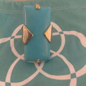 Turquoise & Gold Kendra Scott ring
